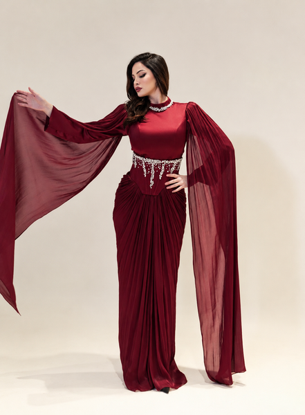Royal Whisper Hijab Evening Dresses