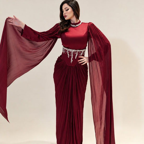 Royal Whisper Hijab Evening Dresses