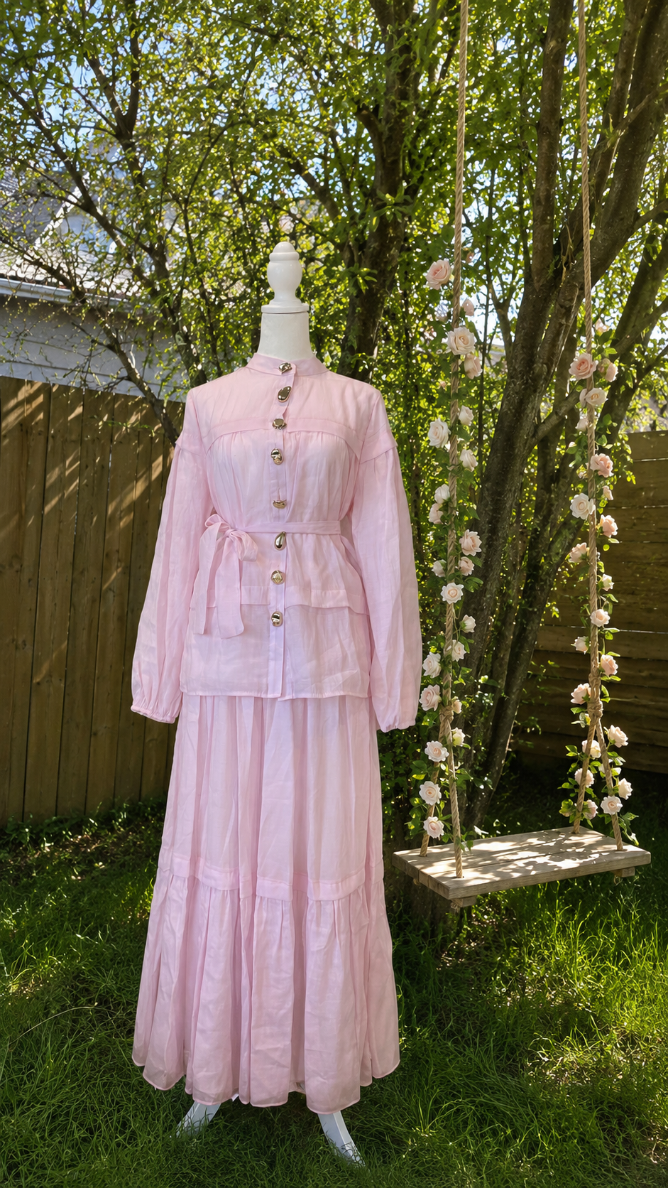 Rose Whisper Skirt Set 🌸