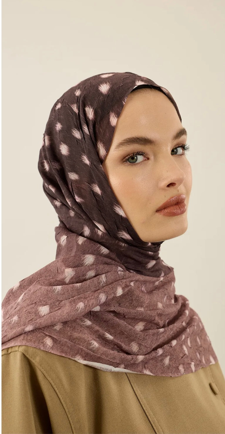 Deer Inspired Print Hijab
