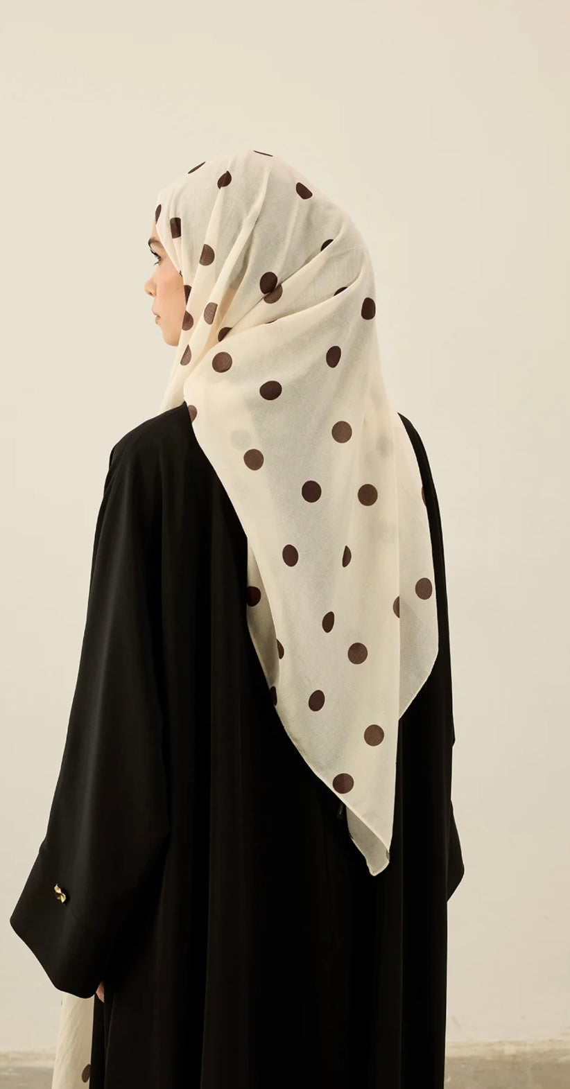 Polka dot hijab