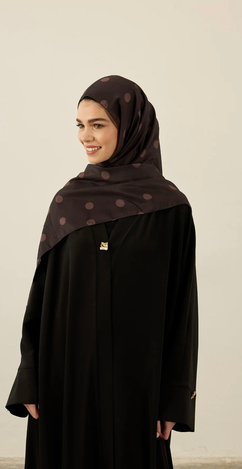 Polka dot hijab
