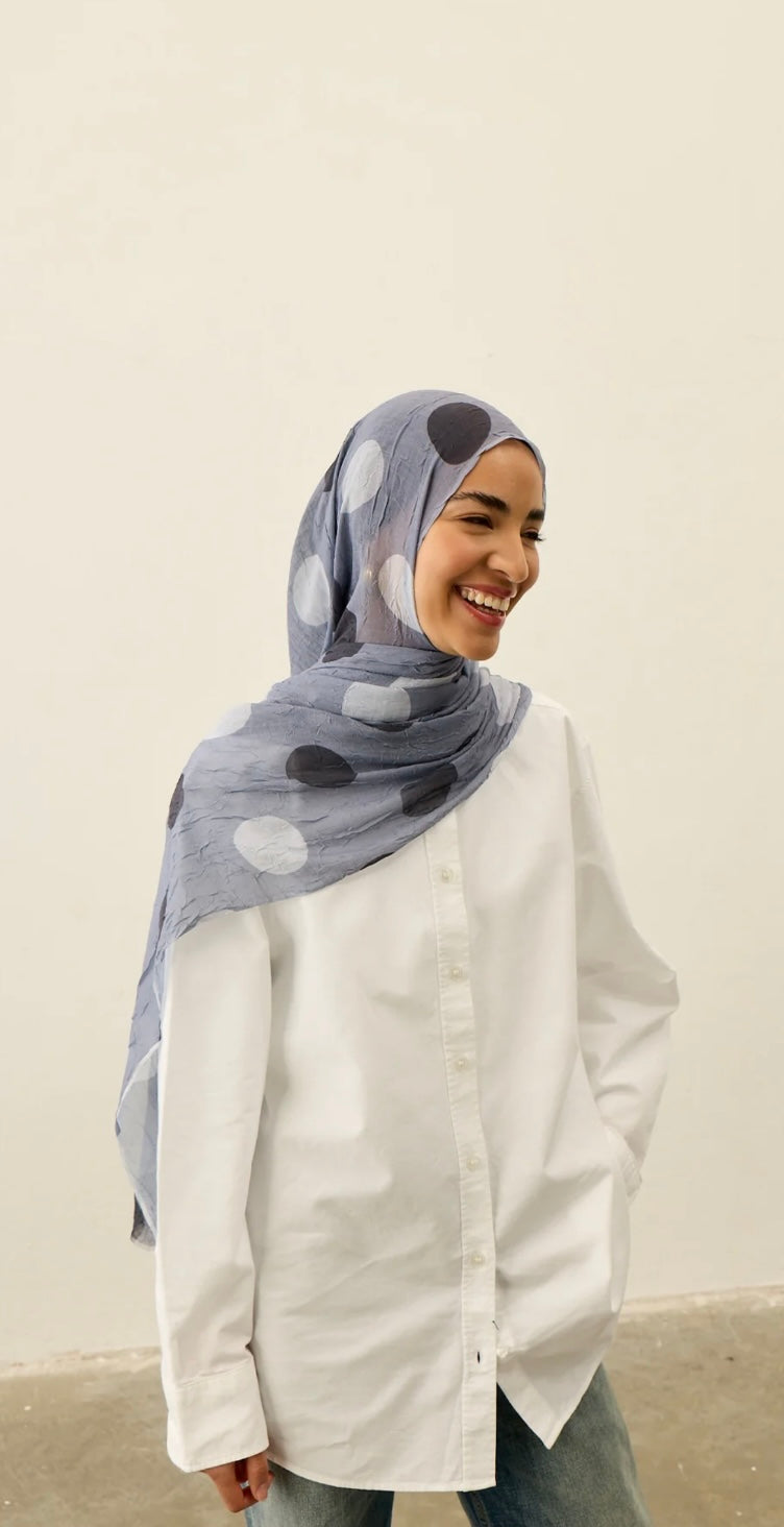 Polkadot Pattern Aya Crash hijab
