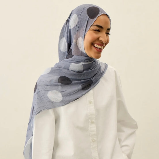Polkadot Pattern Aya Crash hijab