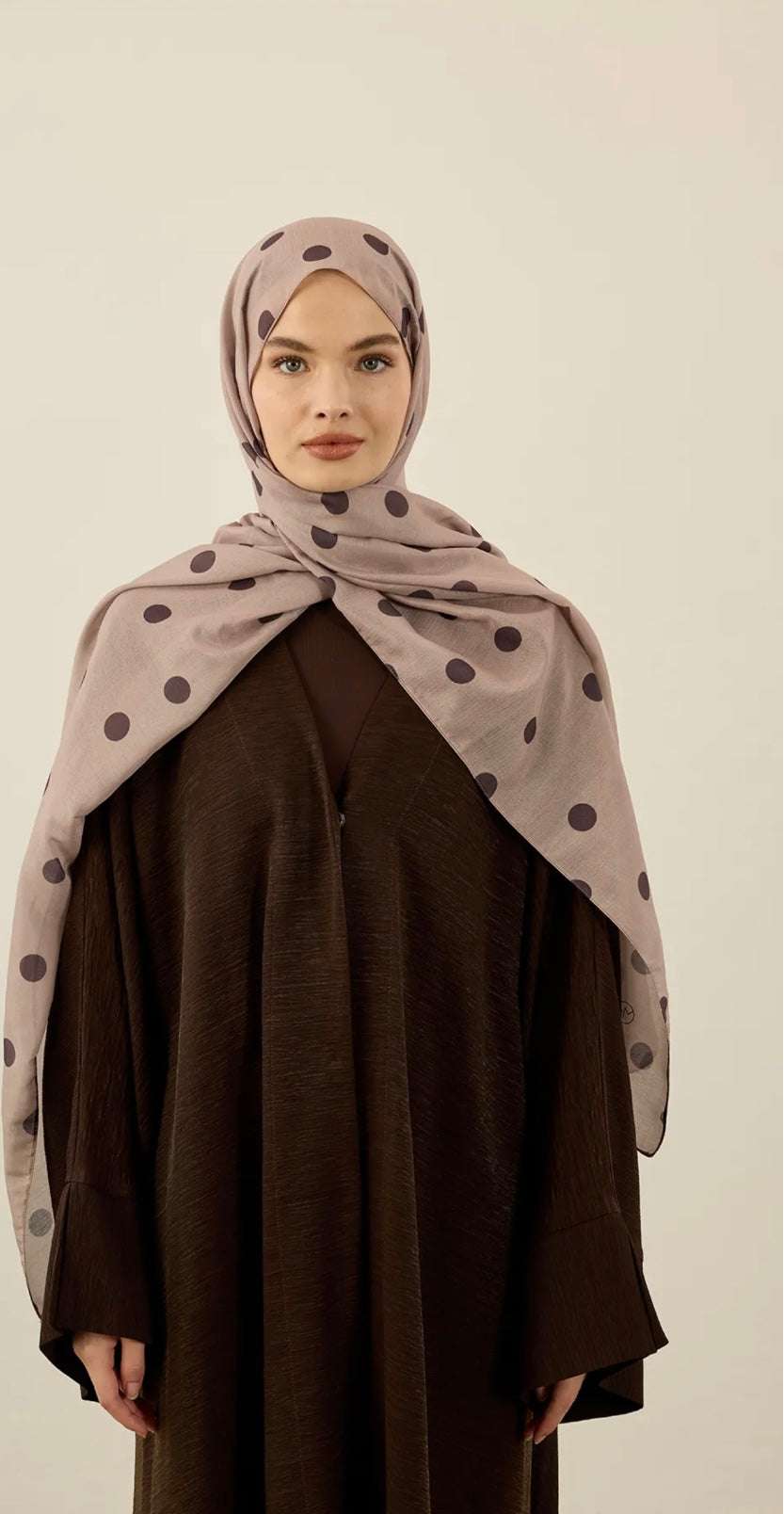 Polka dot hijab
