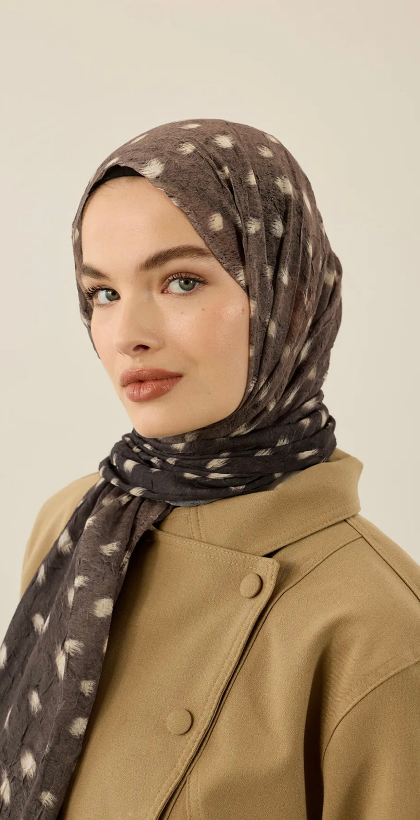 Deer Inspired Print Hijab