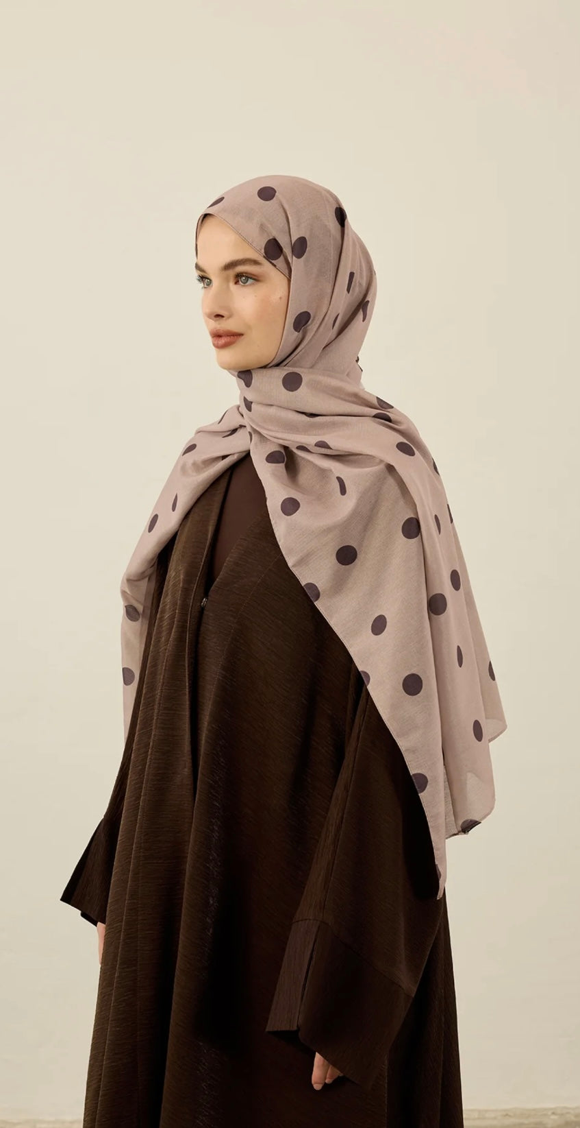 Polka dot hijab