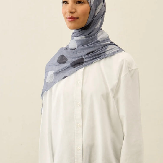 Polkadot Pattern Aya Crash hijab