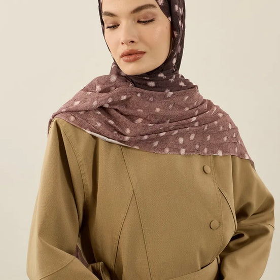 Deer Inspired Print Hijab