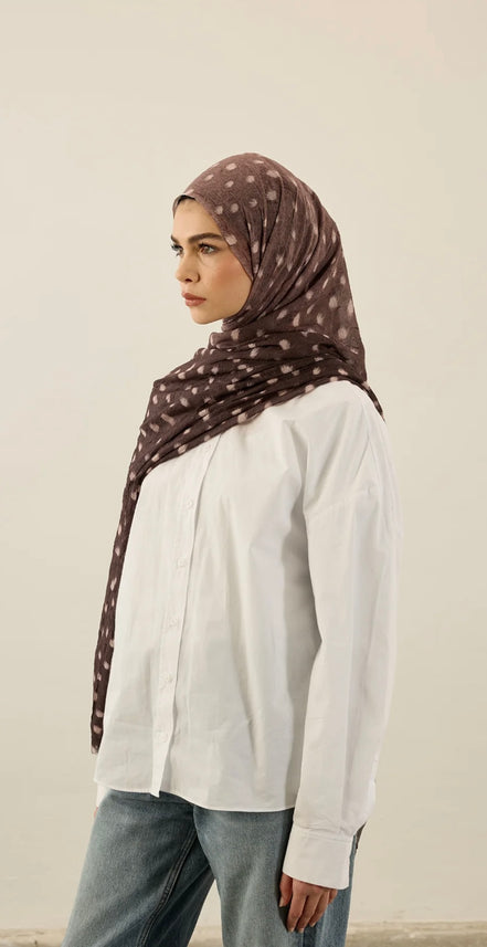 Deer Inspired Print Hijab