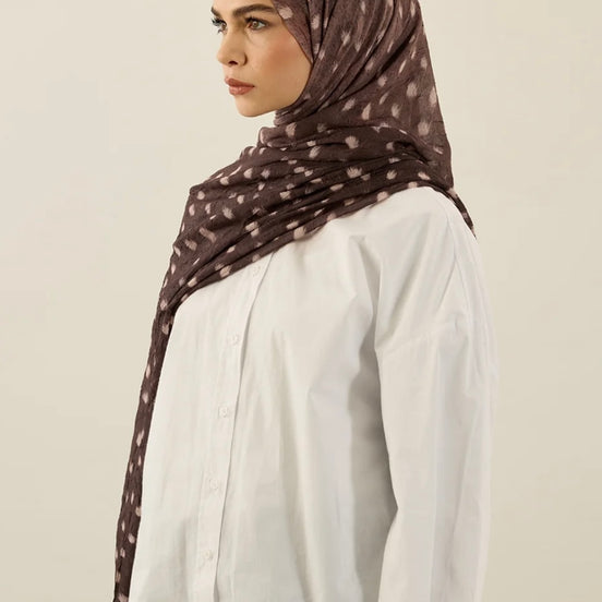 Deer Inspired Print Hijab