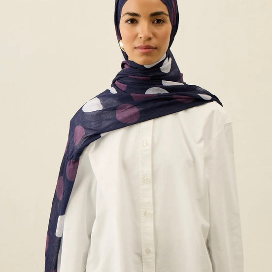 Polkadot Pattern Aya Crash hijab