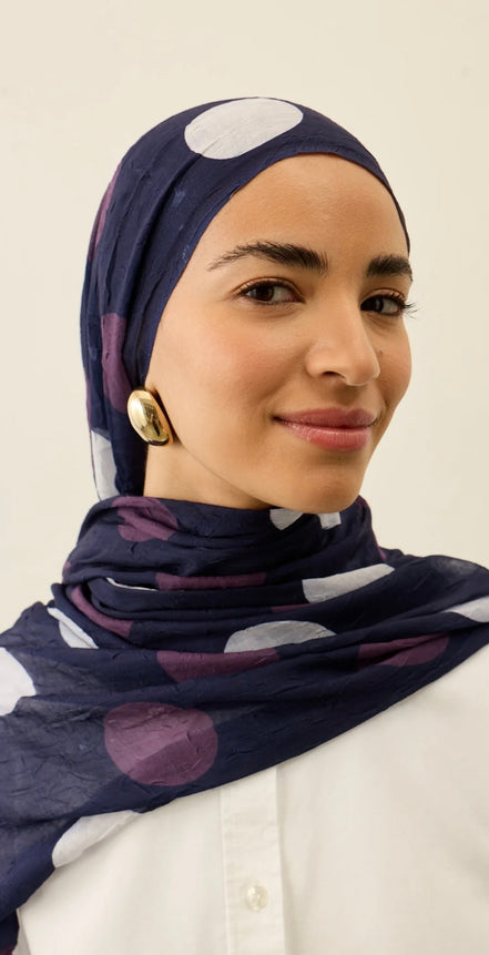 Polkadot Pattern Aya Crash hijab