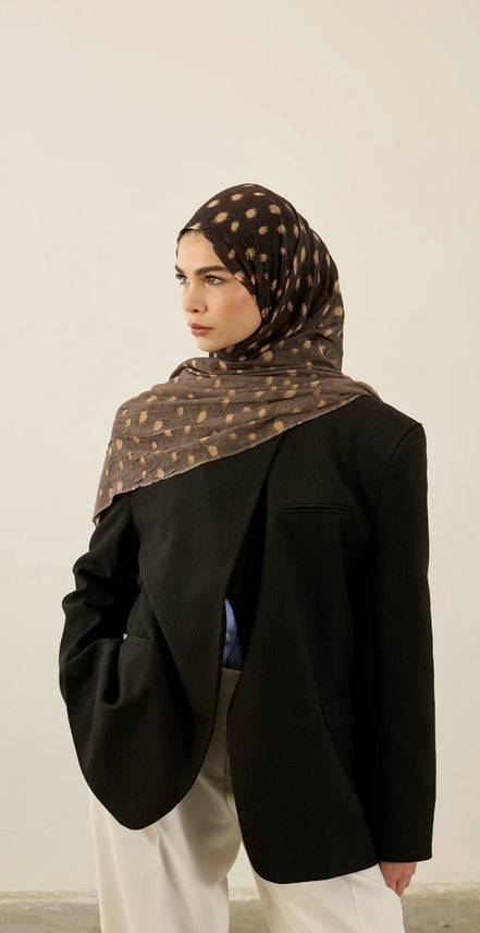 Deer Inspired Print Hijab
