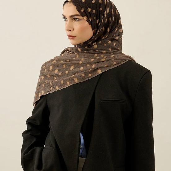 Deer Inspired Print Hijab