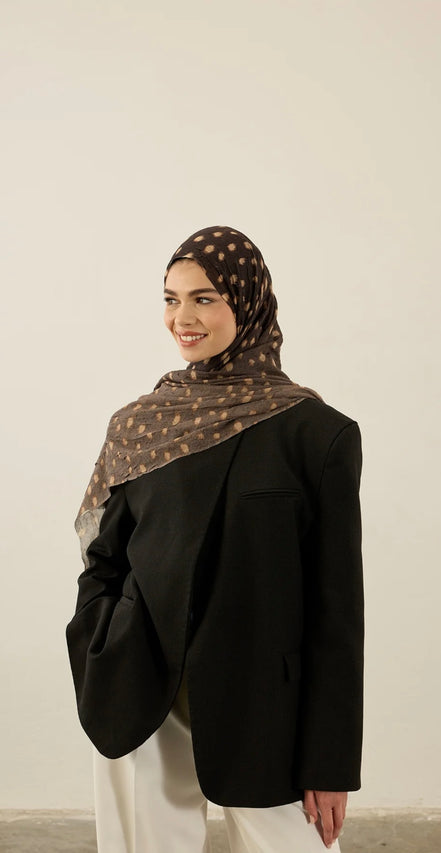 Deer Inspired Print Hijab