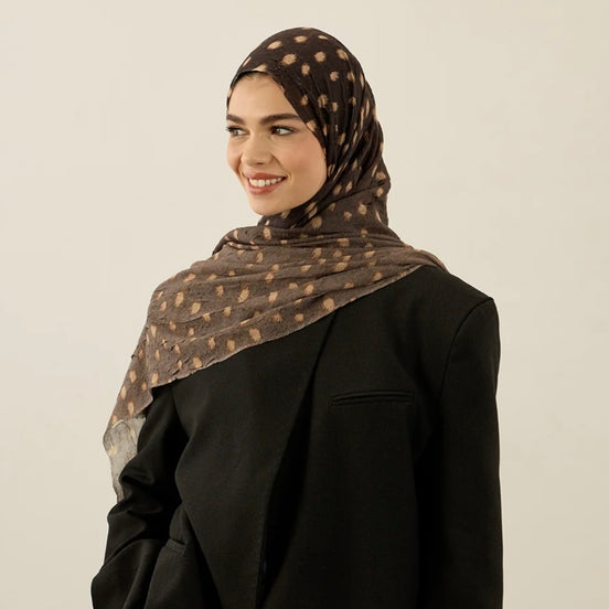 Deer Inspired Print Hijab