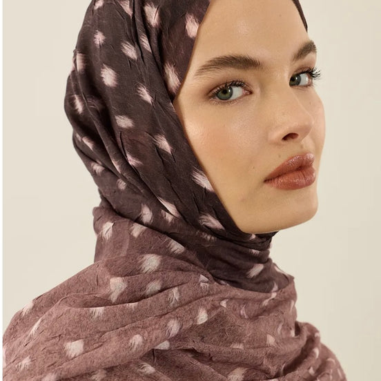 Deer Inspired Print Hijab
