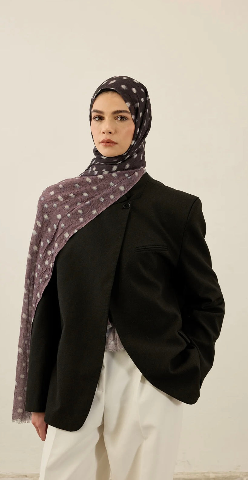 Deer Inspired Print Hijab