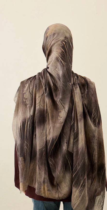 Silhouette Pattern Aya Crash hijab