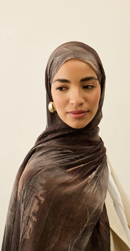 Silhouette Pattern Aya Crash hijab