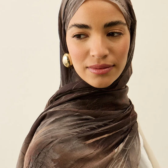 Silhouette Pattern Aya Crash hijab