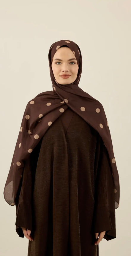 Polka dot hijab