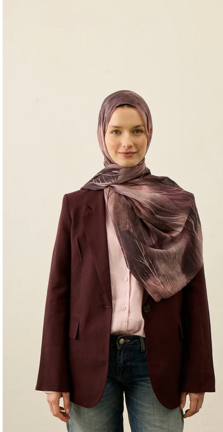 Silhouette Pattern Aya Crash hijab