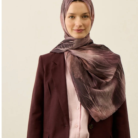 Silhouette Pattern Aya Crash hijab