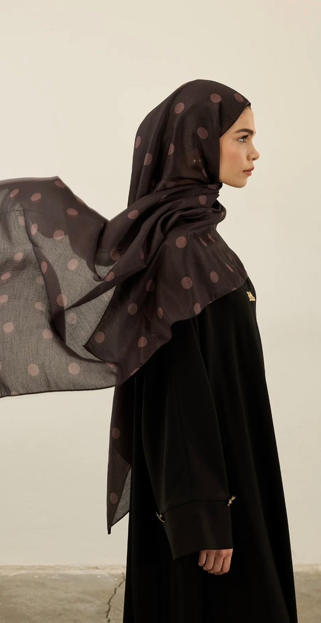 Polka dot hijab