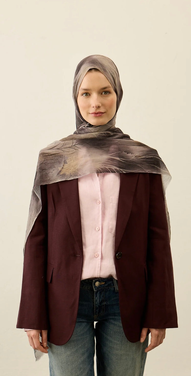 Silhouette Pattern Aya Crash hijab