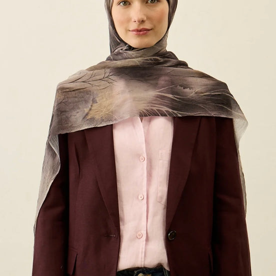 Silhouette Pattern Aya Crash hijab