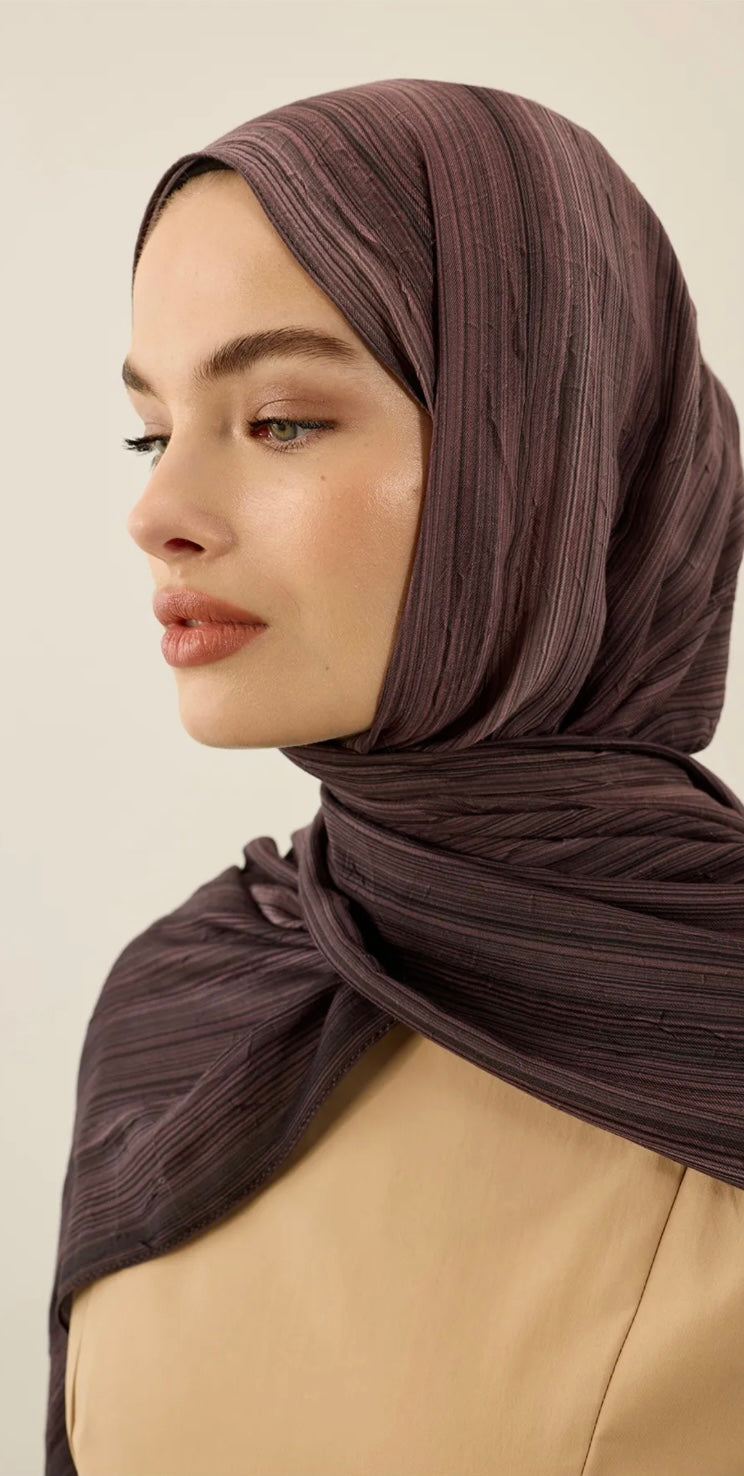 Bamboo Patterned hijab