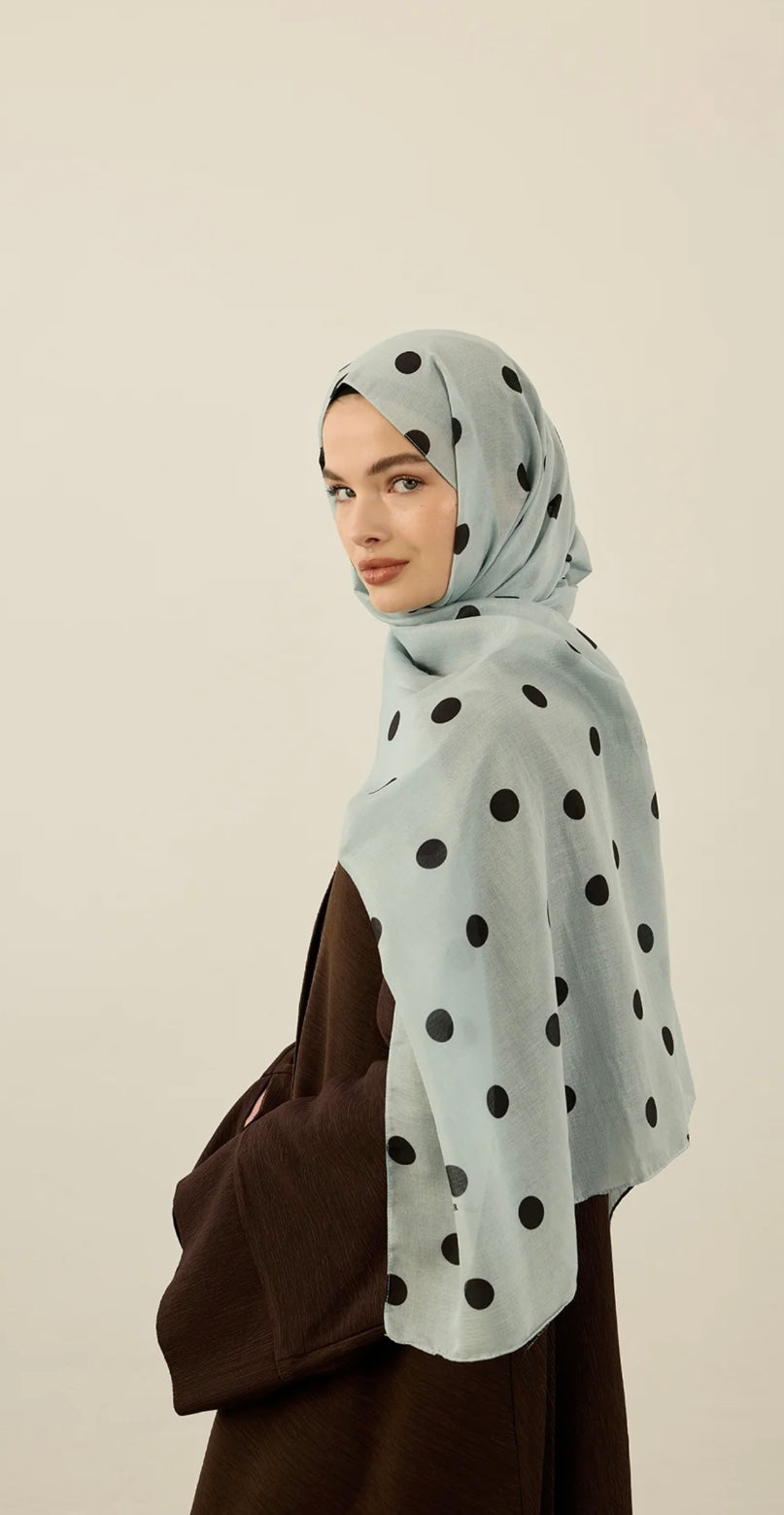 Polka dot hijab