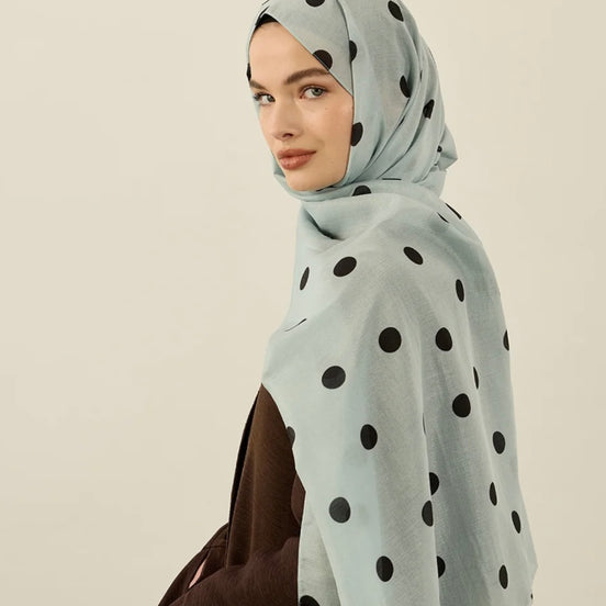 Polka dot hijab