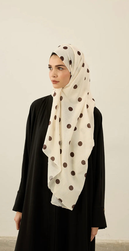 Polka dot hijab