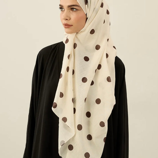 Polka dot hijab