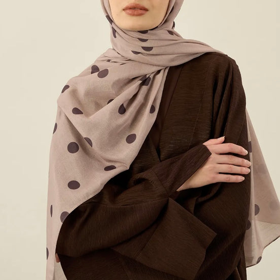 Polka dot hijab