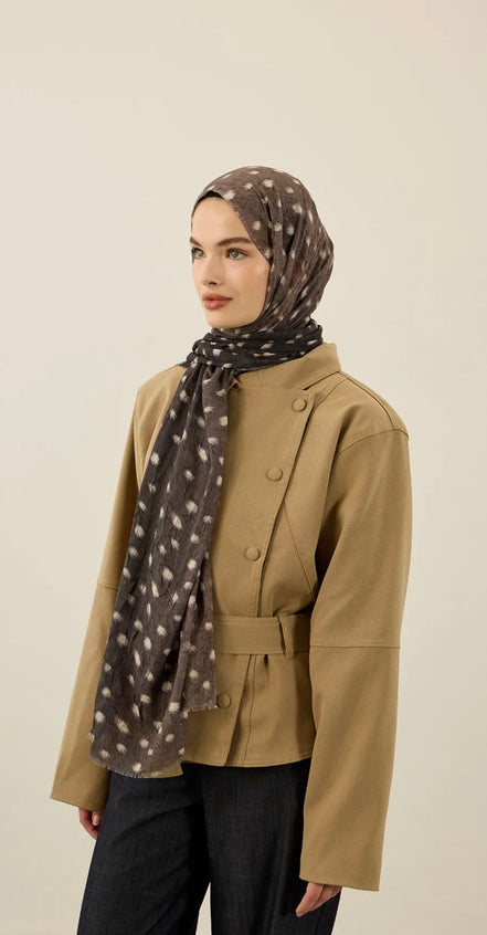 Deer Inspired Print Hijab