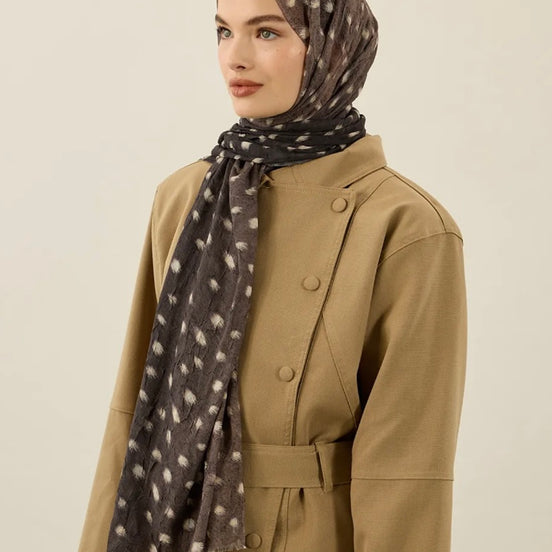 Deer Inspired Print Hijab