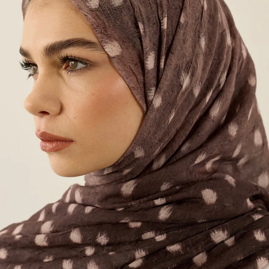 Deer Inspired Print Hijab