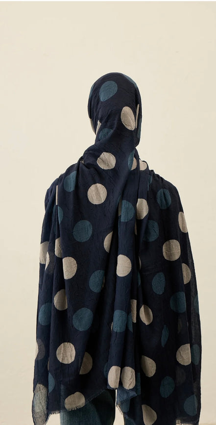 Polka Dot Pattern Aya Crash hijab