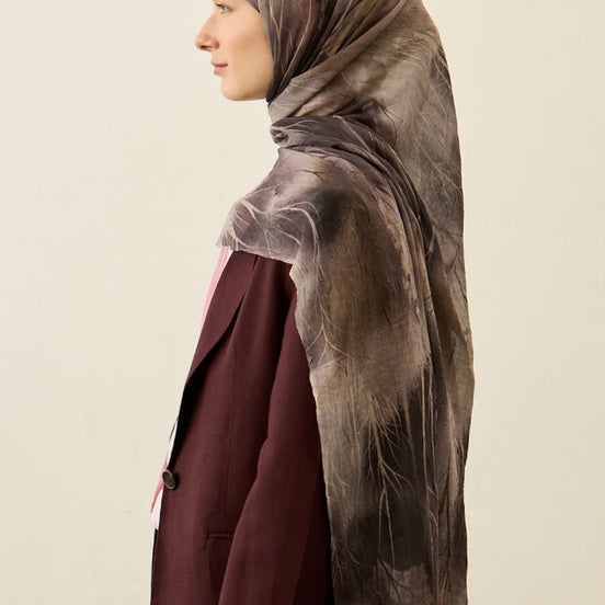 Silhouette Pattern Aya Crash hijab