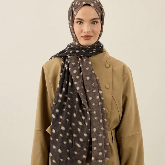 Deer Inspired Print Hijab