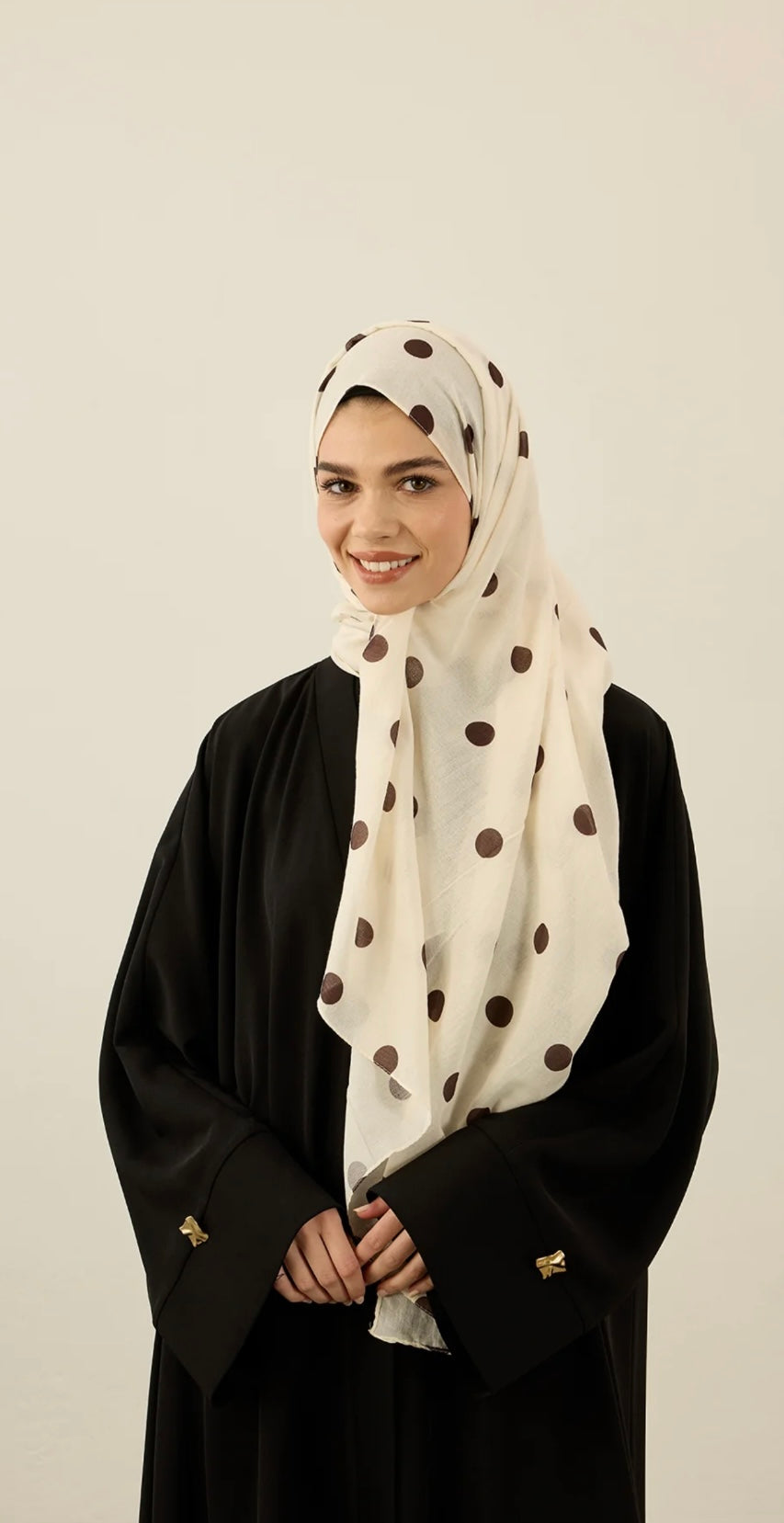 Polka dot hijab