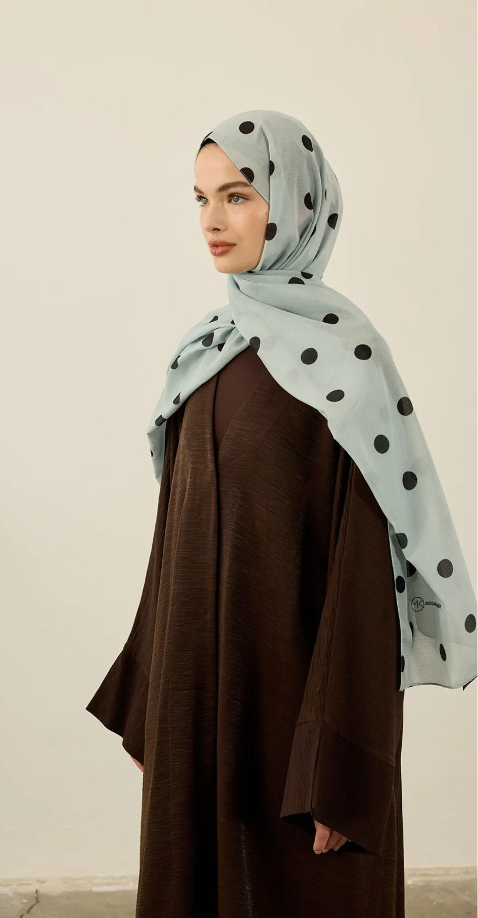 Polka dot hijab