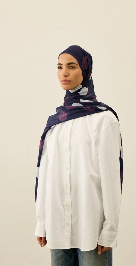 Polkadot Pattern Aya Crash hijab