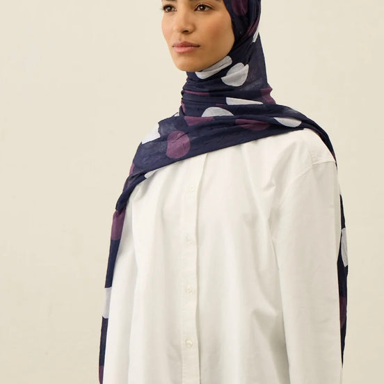 Polkadot Pattern Aya Crash hijab