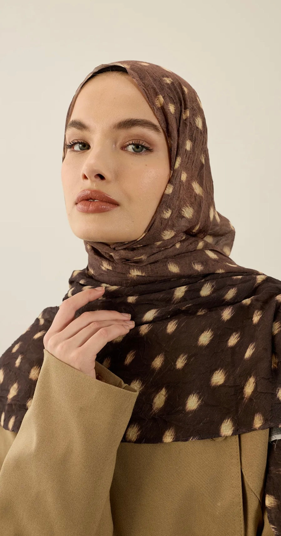 Deer Inspired Print Hijab