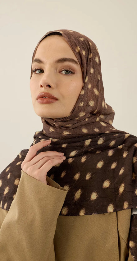 Deer Inspired Print Hijab